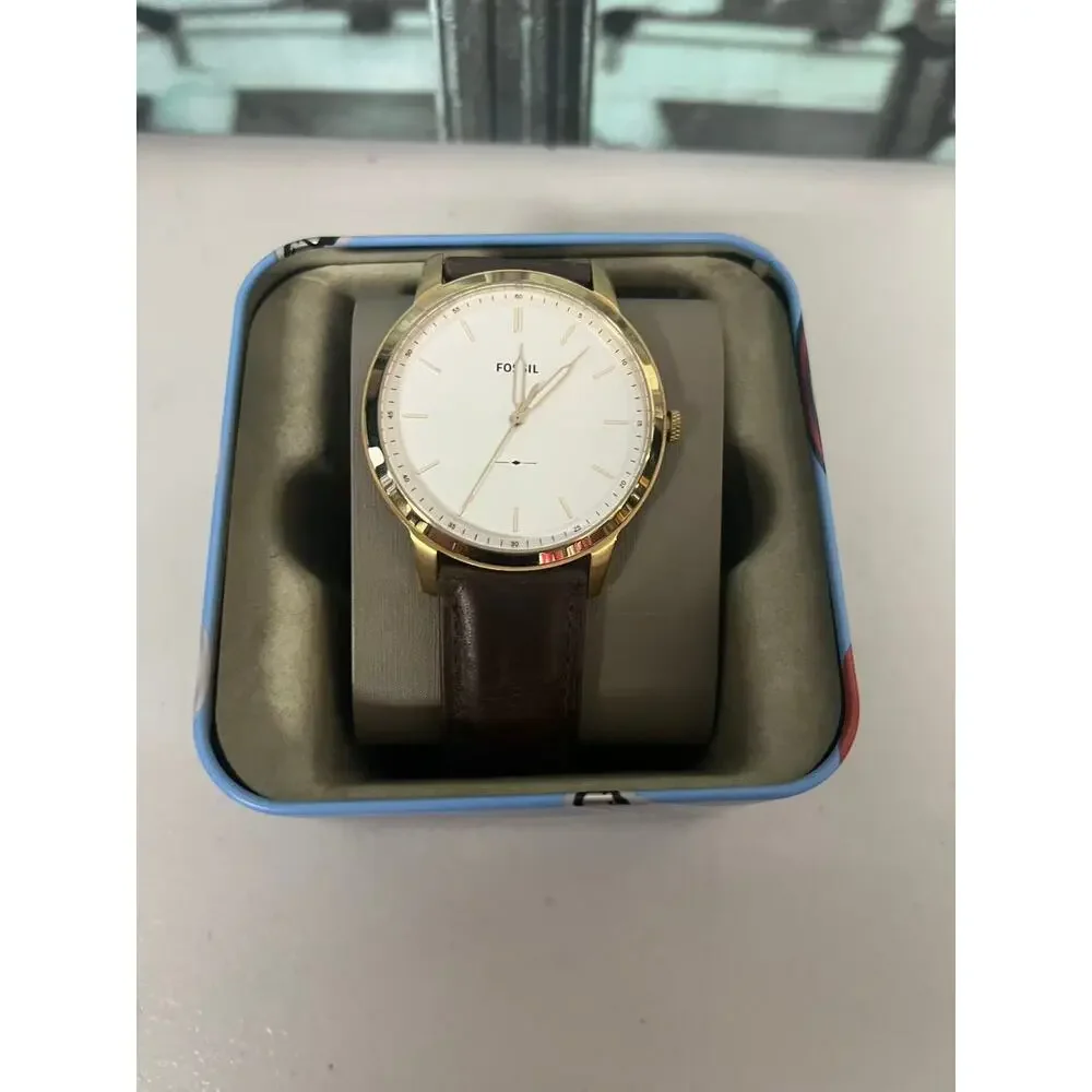 Fossil FS5397 Minimalist Gold Tone Men's Quartz Wristwatch